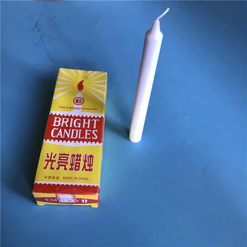 Cheap price white candle wax stick candles to Ghana