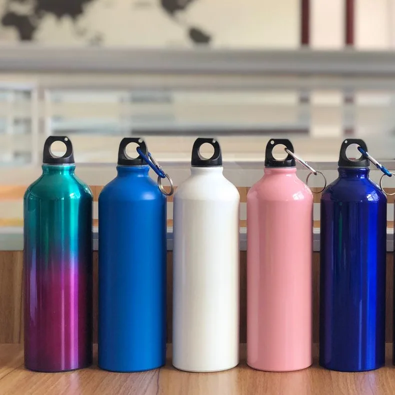 Outdoor Gym Water Jug Customized BPA Free Water Bottles Custom Logo Aluminum Metal CLASSIC Giveaways Unisex with Lid Accessories