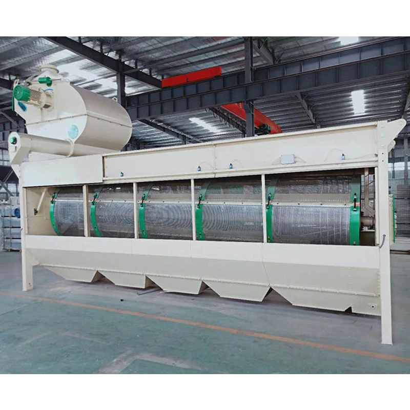 TCRS rotary drum sieve rotary drum filter for paddy