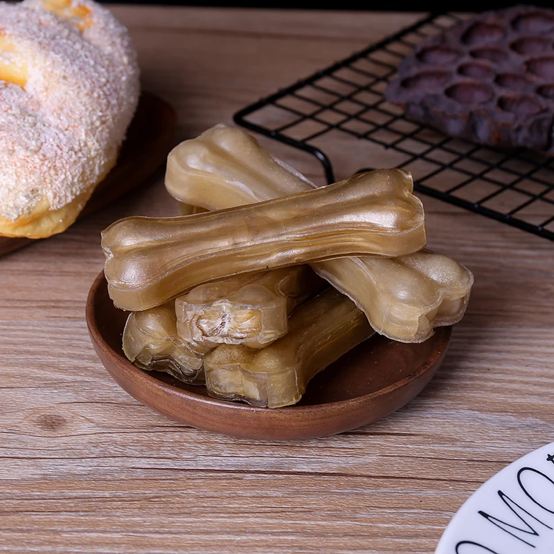 High Protein Natural Rawhide Pressed Bone Rawhide Dog Chew Bone Different Sizes For Dog OEM/ODM