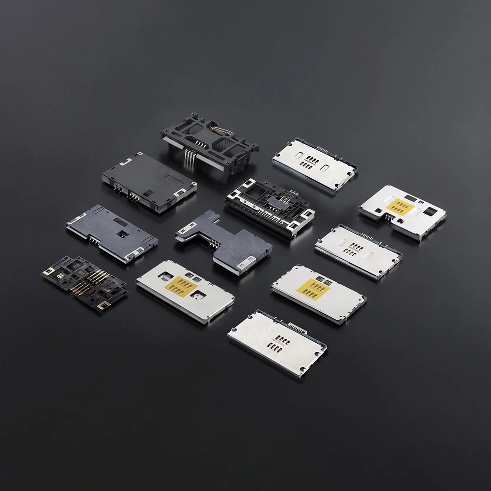 MUP high quality  8P smart card connector for  POS equipment  SMT Type IC Card connectorIC Card Socket