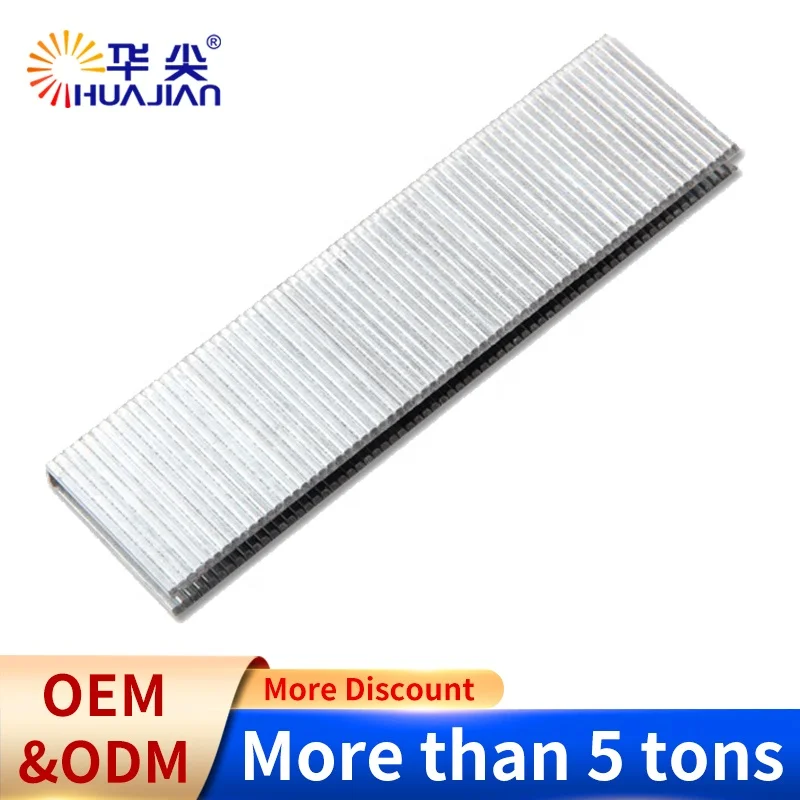 Steel Nails Manufacturers 40mm 18Ga 90 Series 5.8mm Customized Staples