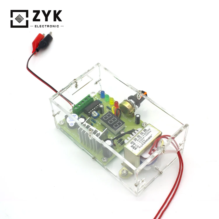 LM317 Adjustable Voltage Regulator Power Supply Board Kit DC Power Supply Welding Assembly Electronic Kits DIY Board