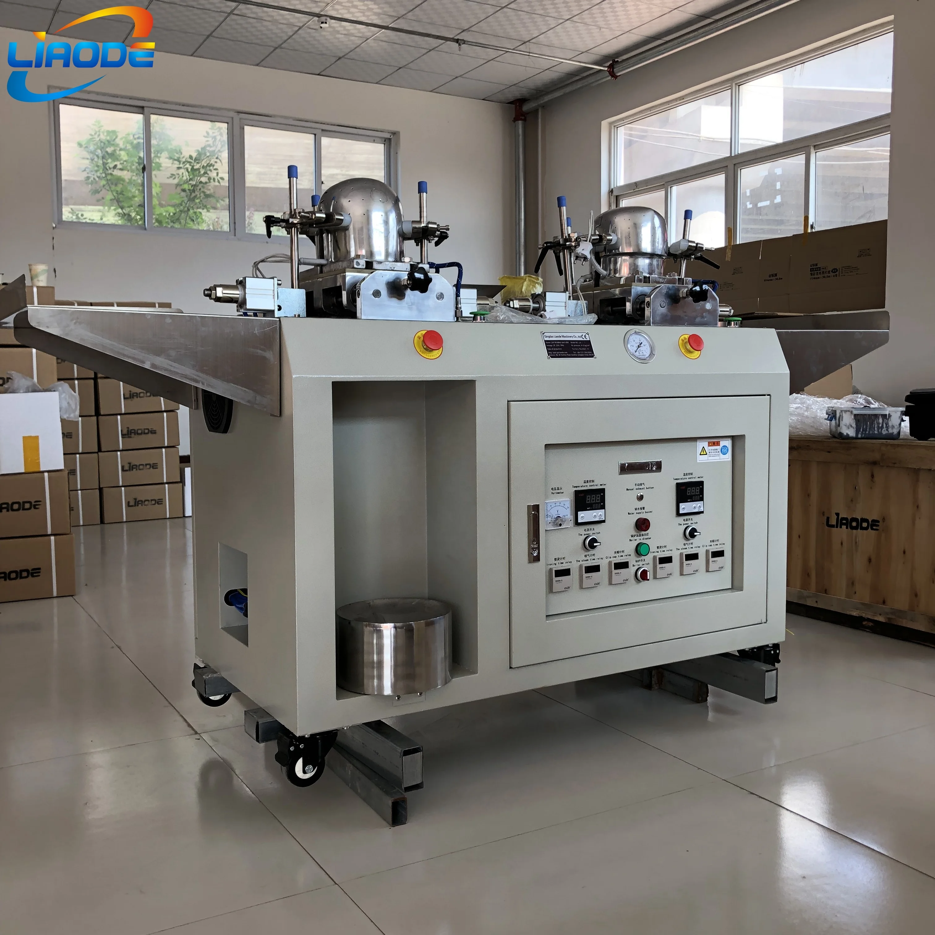 
Two Head Steam Cap ironing machine Baseball Cap Blocking machine 