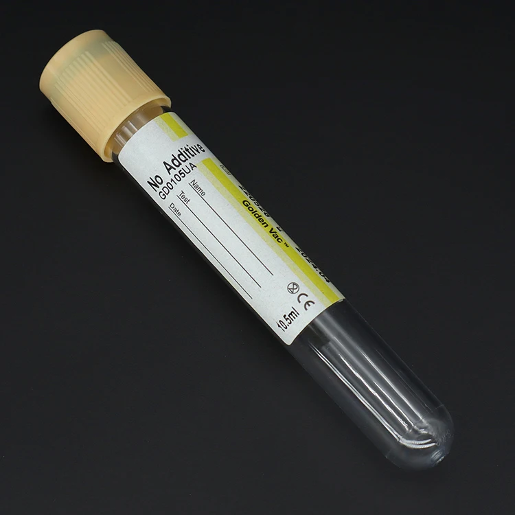 EO sterile yellow cap vacuum urine container 120 ml with 5ml urine tube