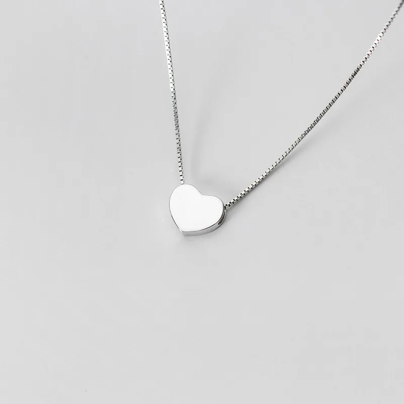 Genuine s925 sterling silver simple glossy 26 letter pendant DIY jewelry accessories