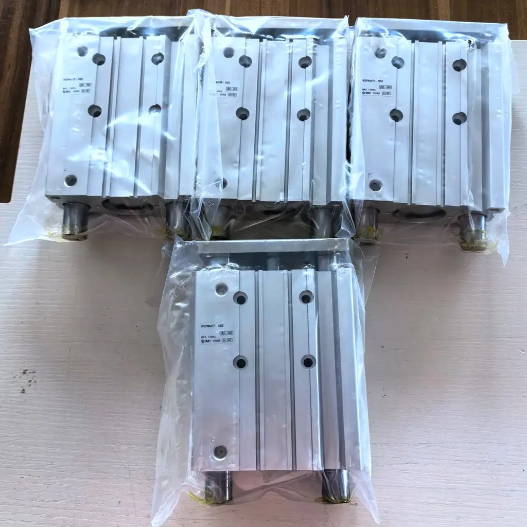 100 New Original SMC  MGP-Z Series Pneumatic MGPM40TF-100Z  Compact Guide Cylinder Slide Bearing Three Piston Rod Double Acting