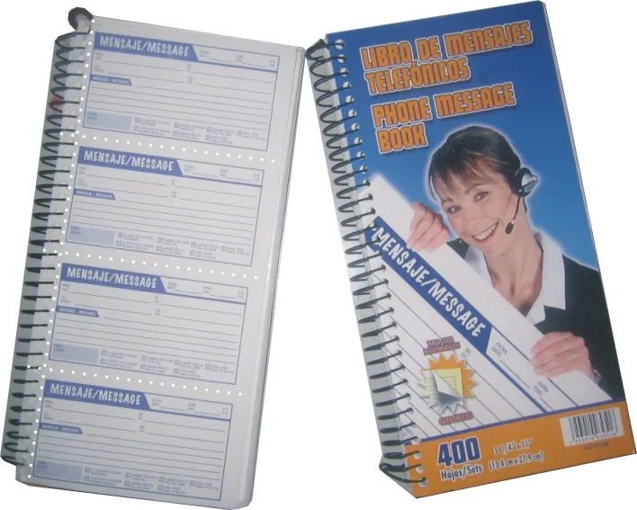 O ring Carbonless Express Books PHONE MESSAGE BOOK Printing factory supply