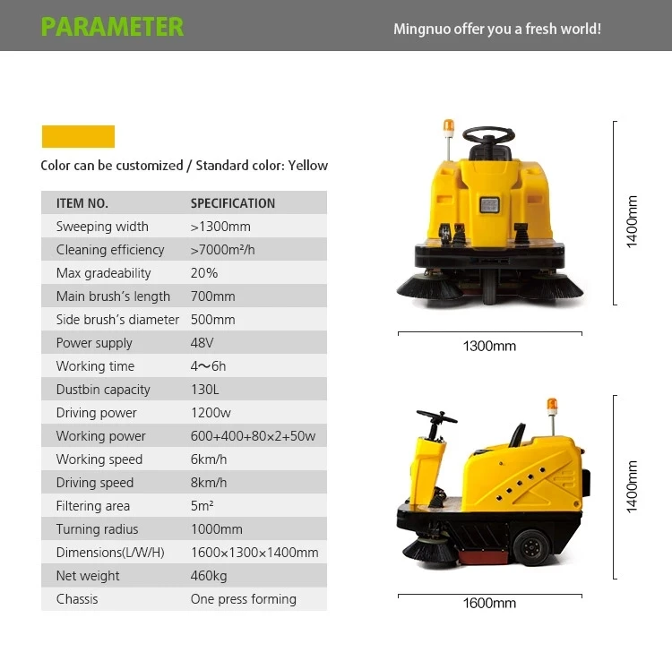 Best quality driving type electric street sweeper machine  ride sweepers for ground cleaning