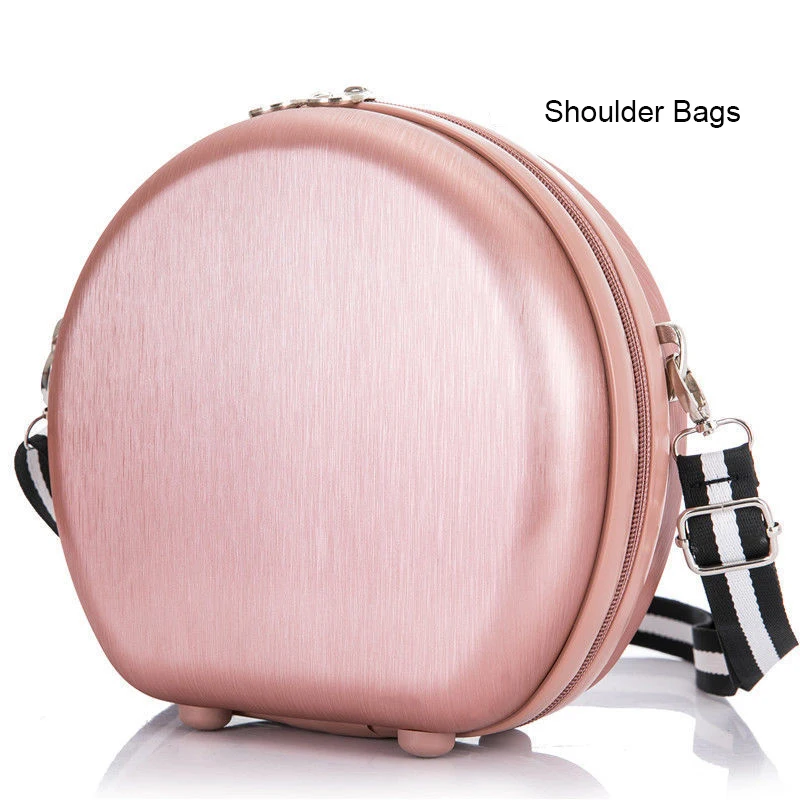 YX16918 round Special Design Traveling Suitcase For Girls ABS Beautiful Mini Girls Suitcase Luggage Zipper Solid Baby Suitcase