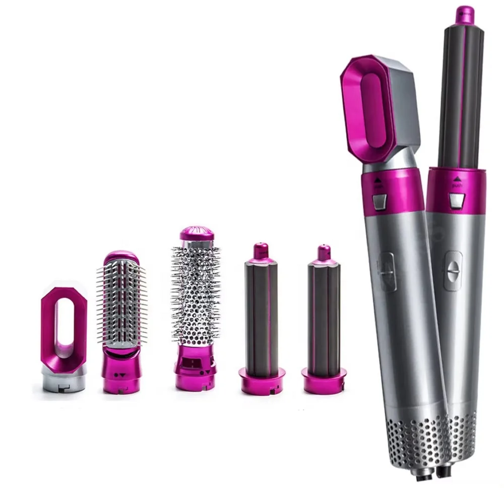 hot Sale Professional One Step Hair Styler 5 In 1 High Speed Hair Dryer Straightener Electric Hair Curler Set