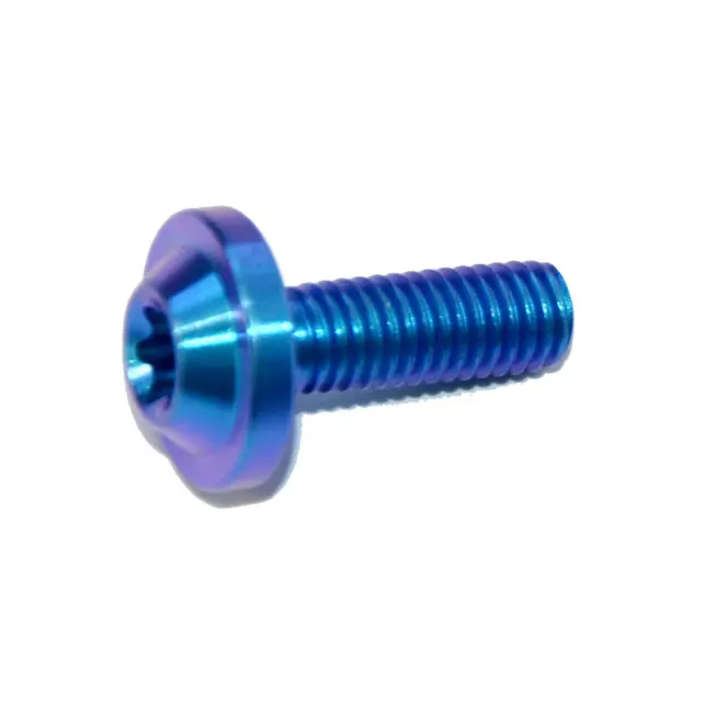 Анодированный оригинальный болт титановый Gr5 с головкой мотоцикла