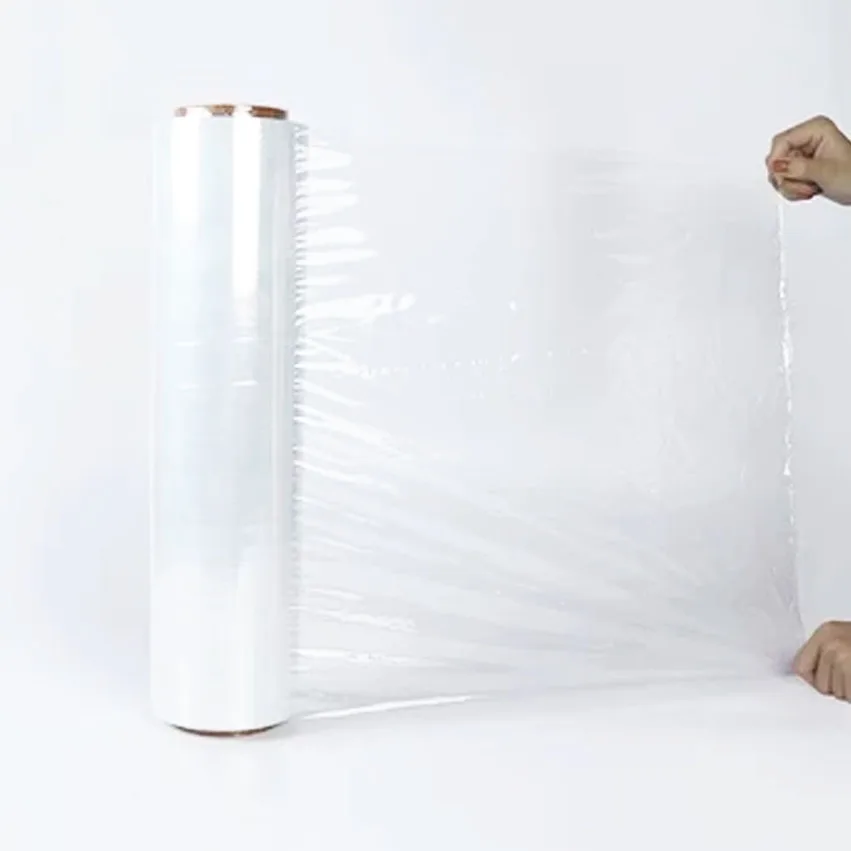 Factory Best Clear stretch wrap Film Pallet packing wrap film 80 gauge transparent lldpe stretch wrap film jumbo rolls