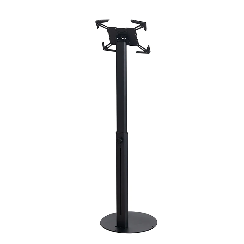 Height adjustable kiosk Social Media Sharing Stand for Ipad pro a 7 inches Tablet Stand