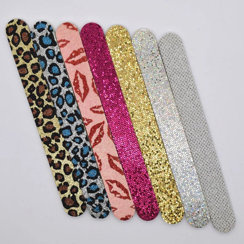 Factory wholesale glitter emery board nail file