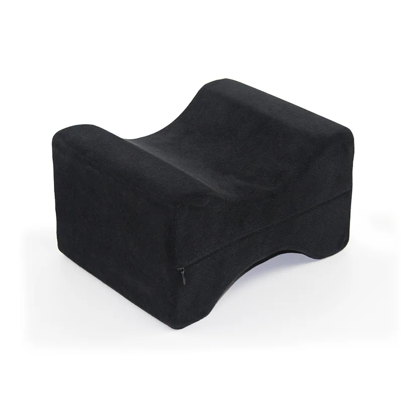2019 New Style  Orthopedic Sleep Memory Foam Knee Pillow Wedge Contour Leg Pillow For Side Sleepers Pillow For Sciatica Relief