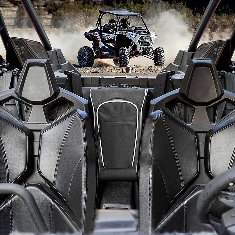 Cab Pack Center Console Storage Bag Shoulder Organizer Bag Compatible with For 2020-2021 UTV Polaris RZR PRO XP Center Seat Bag