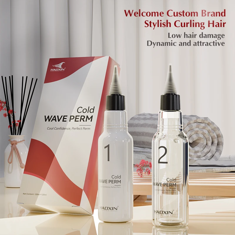 HAOXIN Professional Salon Use Ammonia Free Korea Curly Perm Lotions Liquid Hair