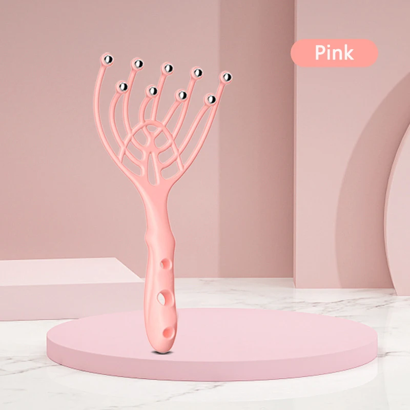 Trending Products On AMZN Handheld 9 Claws 9 Beads Head Scratcher Claw Massager For Head Body Other Massage Products