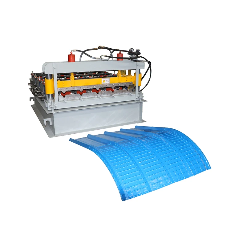 Arch bend corrugated sheet roof roll forming Line curving machine for steel profile