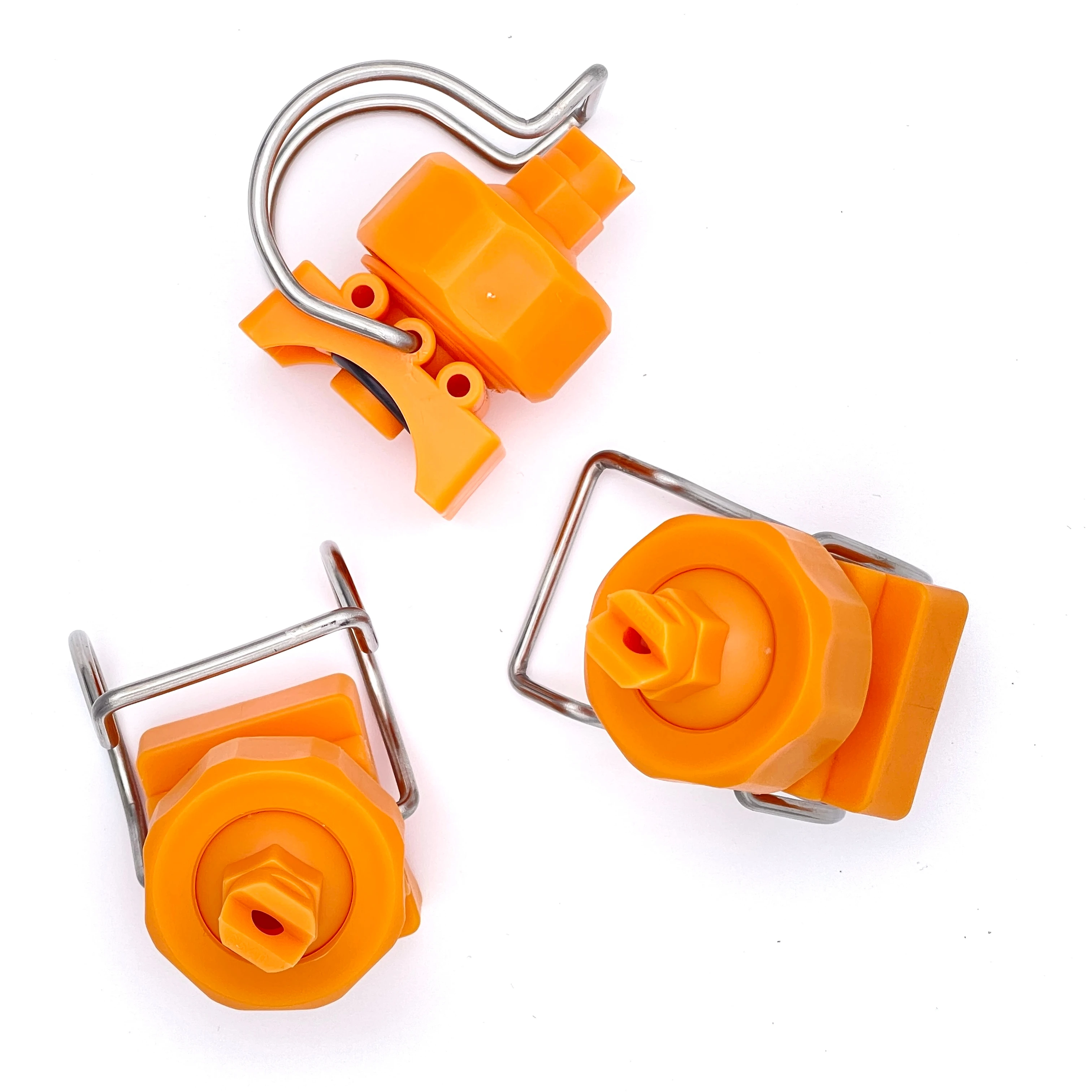 Factory Adjustable Ball Clamp Nozzle High Quality Spray Nozzle Pipe Clamp Original Carton Box Provided ST Yellow Plastic Nozzle