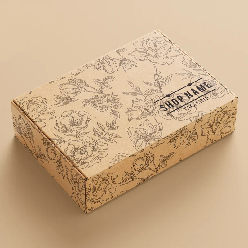 Luxury Prime Branded Packing Custom Design Logo Elegant Valentine Day Flower Chocolate Cake Gift Box Treat Saint Valentin Box