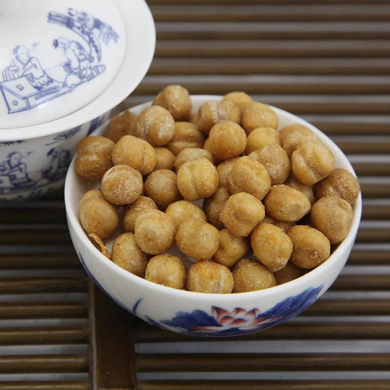 Hot Sale Ready to eat Chinese Crispy  Wholesale Bulk  Snacks BBQ Chickpeas