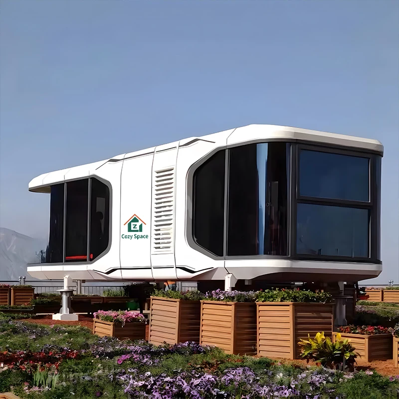 Space Soundproof Foldable Sleep Box Cabin Capsule Hotel Container Houses Room Sentry Box Guard House 3D Model Design