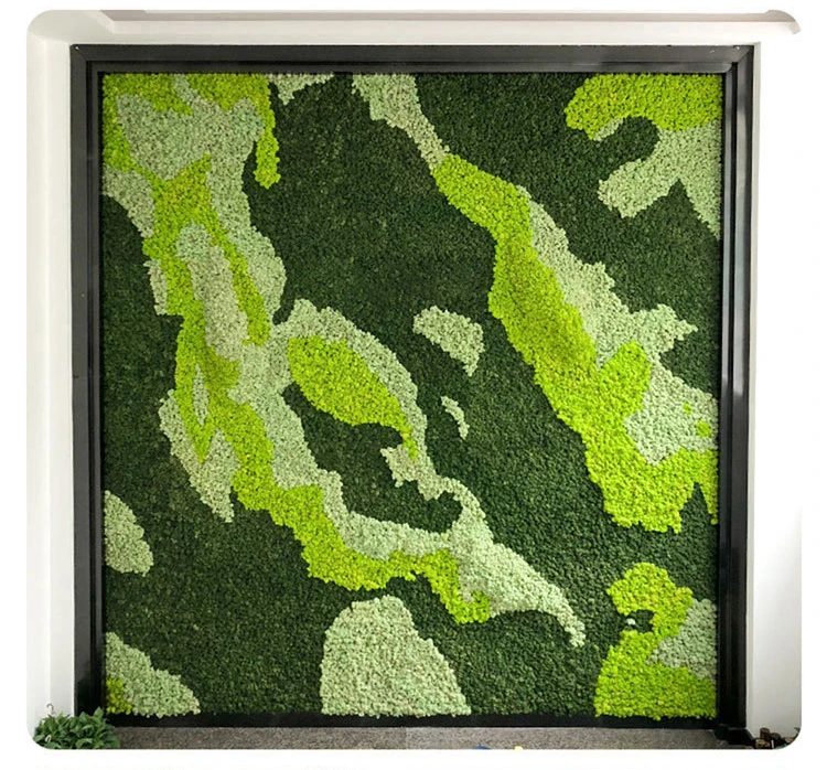 LF-01 Professional Customization Immortal Moss Wall Home Plant Wholesale Simulated Multicolor Artificial Moss Wall Decoration