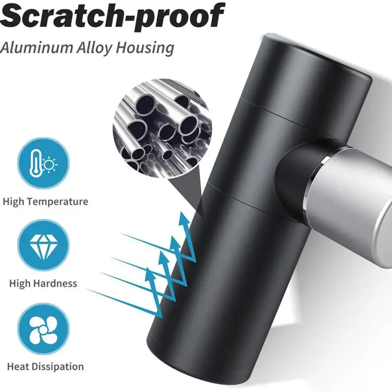 Gym Travel Quiet Electric Cordless Portable Girl Fasical Gun Aluminium Mini Massage Gun