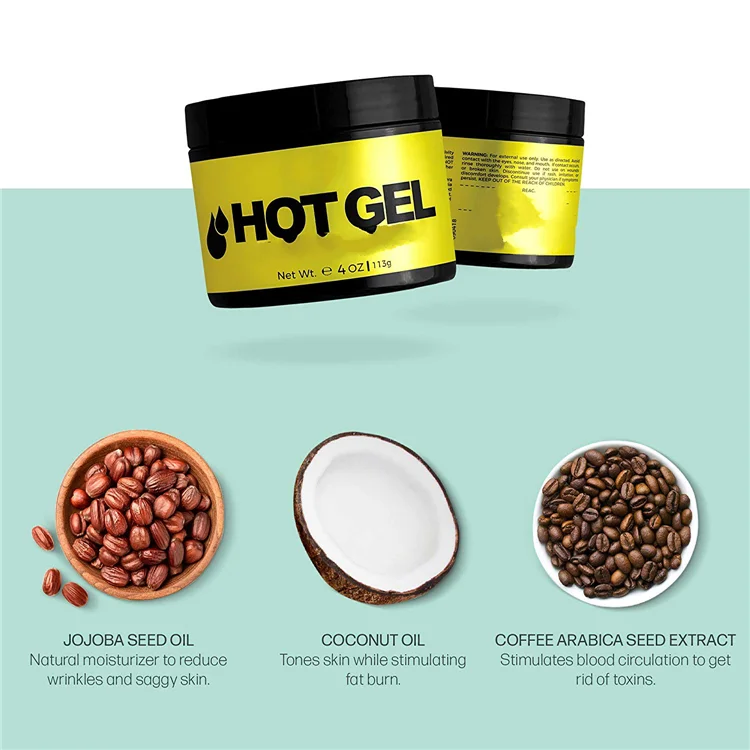 
OEM/ODM Private label Weight Loss Products 100% Pure Natural Fat Burning Slimming Hot Gel 