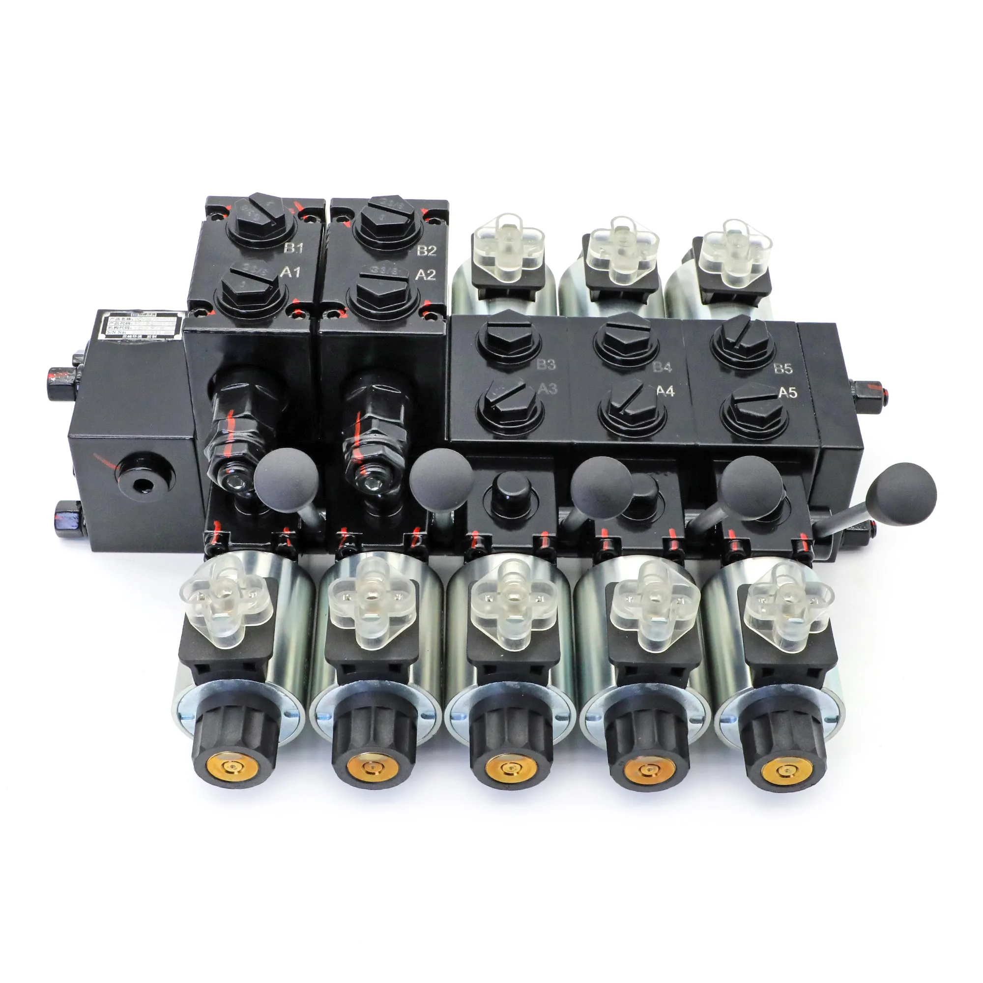 Mini Excavator Electric Controlled 12V Hydraulic Directional Valve Hydraulic Control Valve Product Category