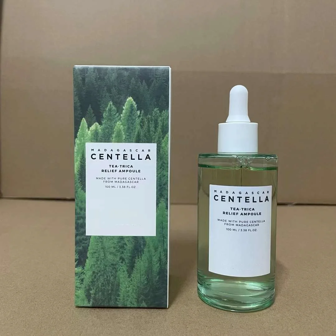 SKINS1004 Tea-Trica Relief Ampoule 3.38 fl. oz/100ml  OEM/ODM high-quality face serum Soothing Hydration for Sensitive Skin