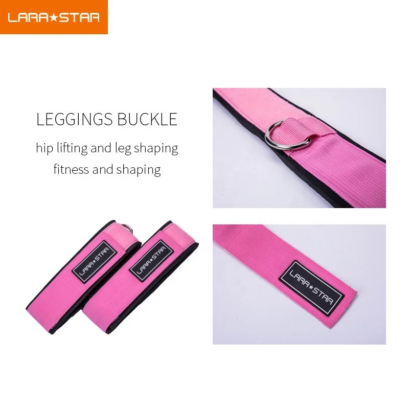 Ankle D-ring Strap Multi Gym Cable Attachment Thigh Leg Pulley Weight Lifting Pulley Strap Ankle Anchor Strap Belt Gym