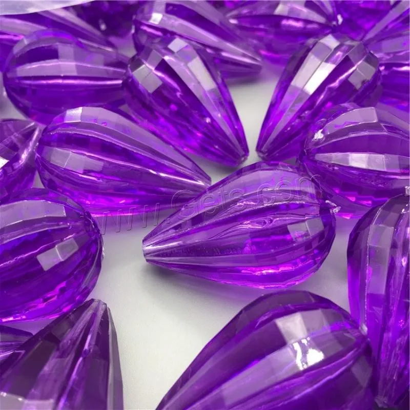 Transparent Acrylic beads jewelry making bulk bead teardrop tear drop rain water waterdrop 1640446