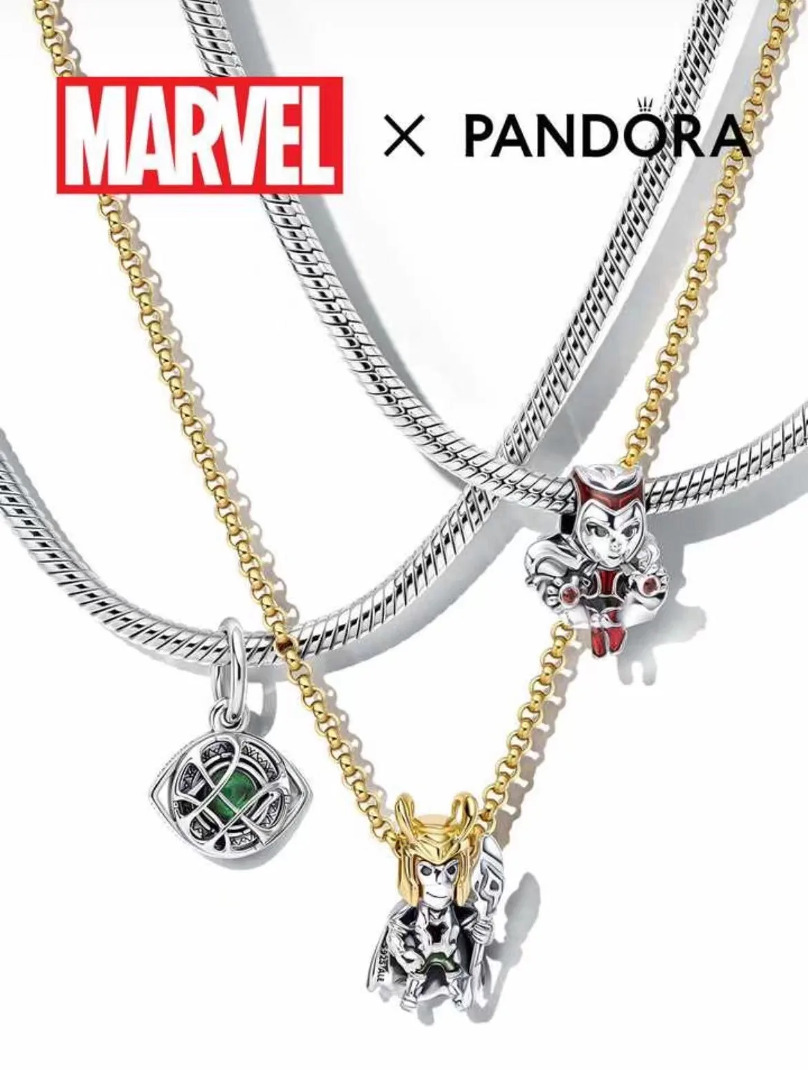 2024 New Thailand factory Original LOGO bracelet pando raes Charms Pendant Mickey snake pulsera Diy pando Bracelet