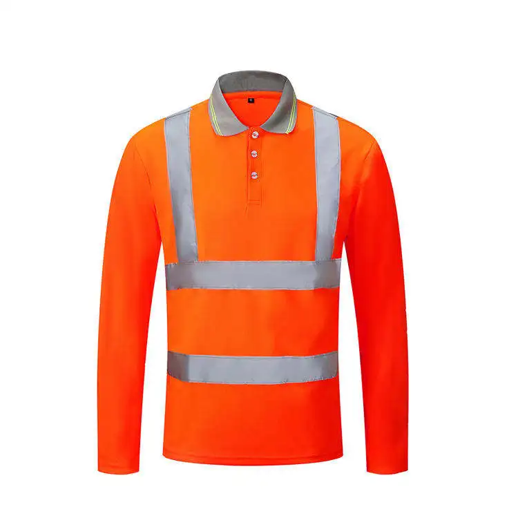 Good quality exquisite fluorescent Workwear Polo T-shirt travail breathable workwear