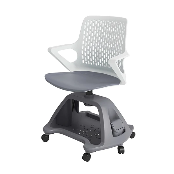 
New Design School University Chair Study Chair With Writing Pad Classroom Chairs With Wheel 