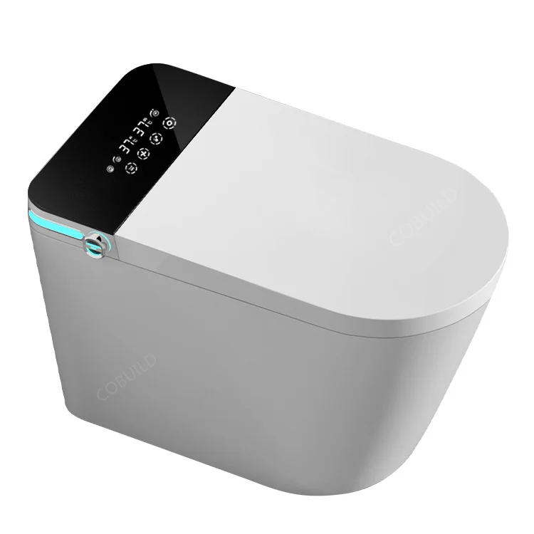 Voice Control Japanese Smart Toilets For Bathroom Foot Sensor Automatic Flush Smart Toilet Bowl