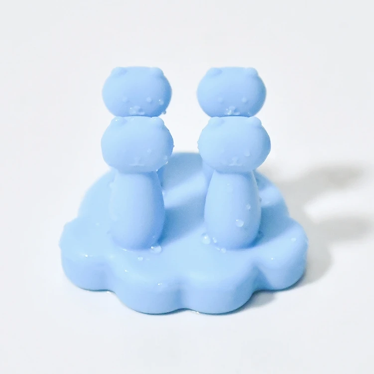 Toothbrush Holder 4 Leg Hook Self Adhesive Shaver Razor Holder Silicone Hook Bathroom Kitchen Organizer Plug Cable Wall Hook