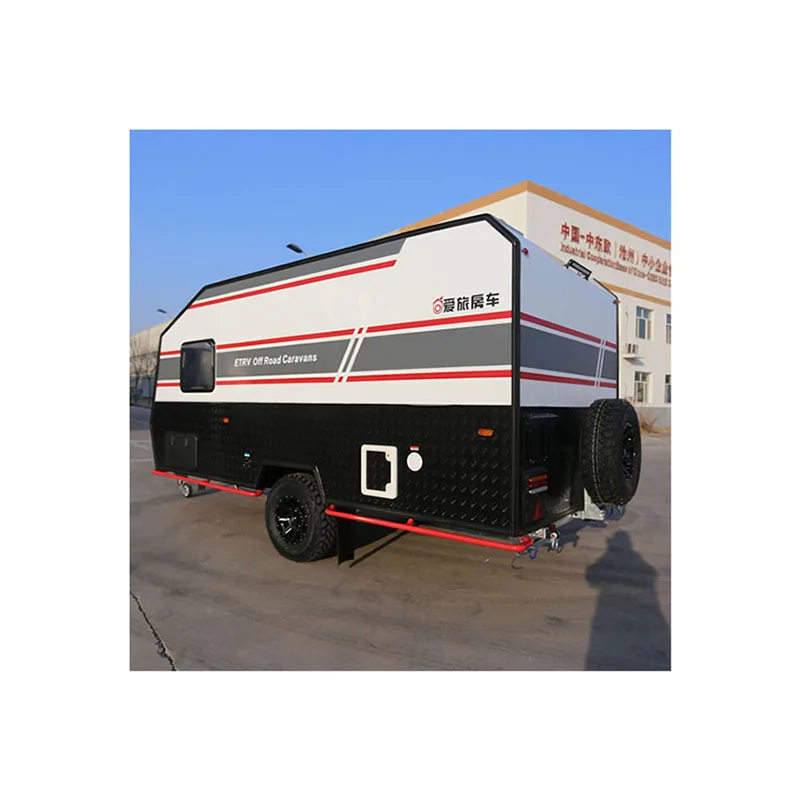 High Performance Standard Family Van Aluminum Body Rv Travel Trailer Caravan