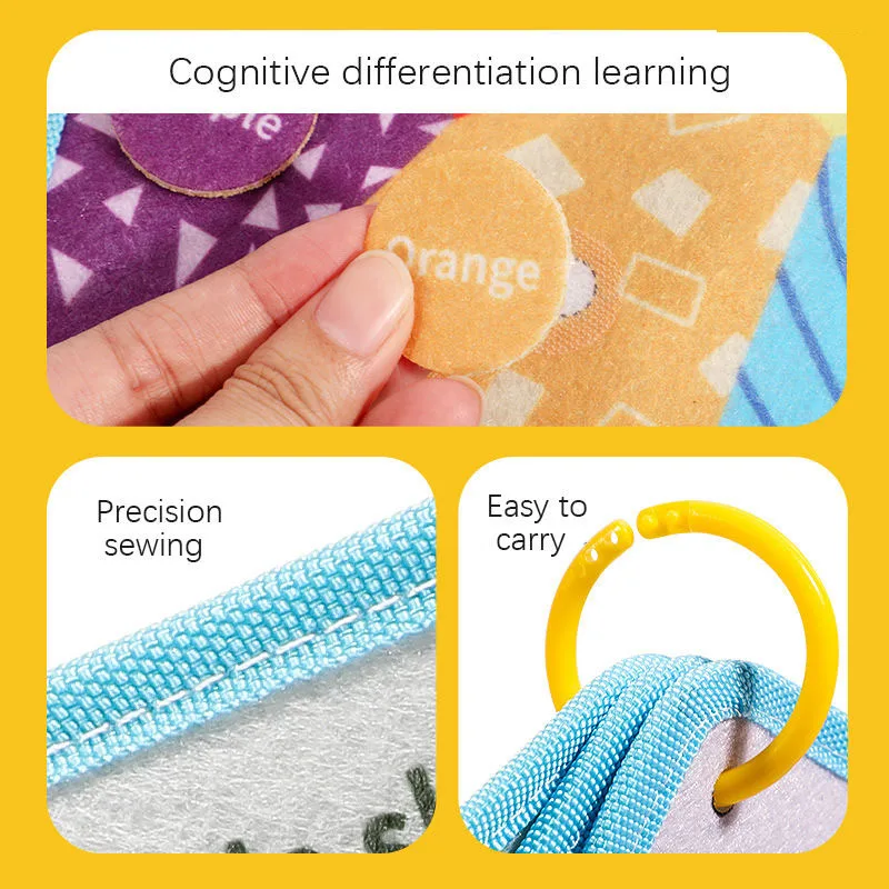 Baby Montessori Activity Bag Cute Duck Busy Cloth Bag Quiet Busy Book Toy Motor Early Education Daily Skills Learning for Kids