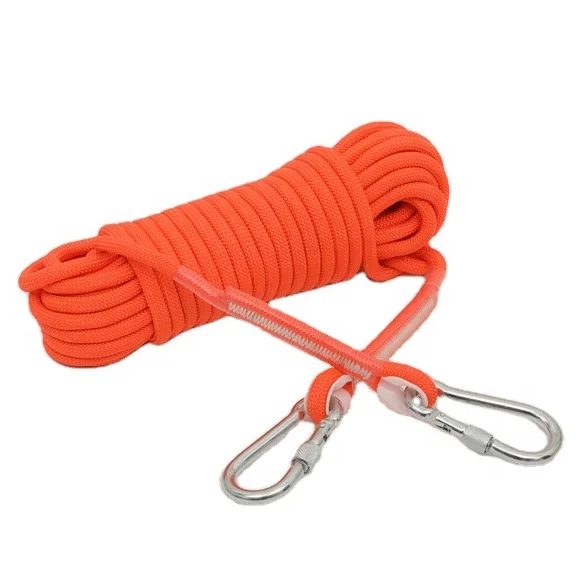 
Best polyester braid rope climbing wholesale climbing rope 12mm nylon treehouse climbing rope 