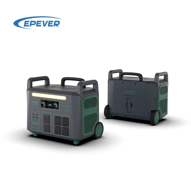 EPever Smart UPS Portable Solar Generator Outdoor Portable Power Station 3600W Backup LiFepo4 Battery Energy Storage Supply
