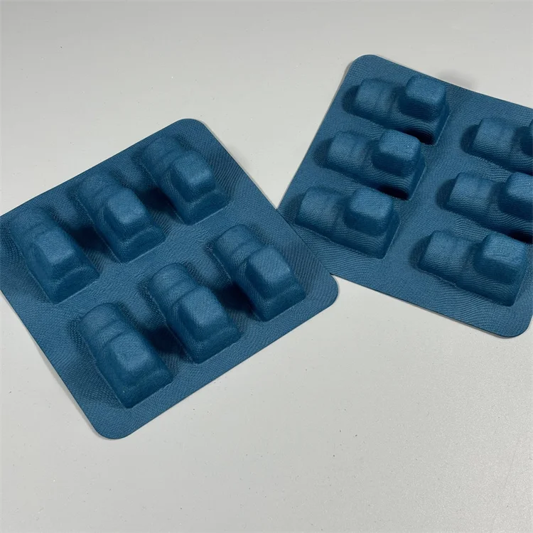 BonitoPak Biodegradable Wet Press Molded Pulp Inserts Packaging Tray for Cosmetics