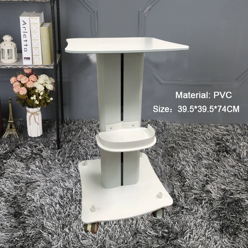 Оптовая продажа с завода, ПВХ машина для лица, б/у косметический инструмент, тележка для салона красоты, тележка, тележка для спа, тележка для красоты с колесами