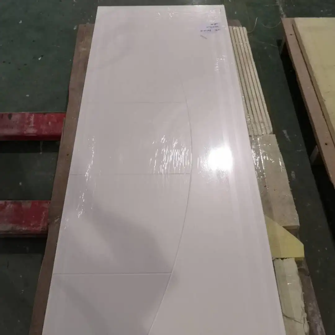 factory price laminated extrusion interior full hollow wpc doors with door frame