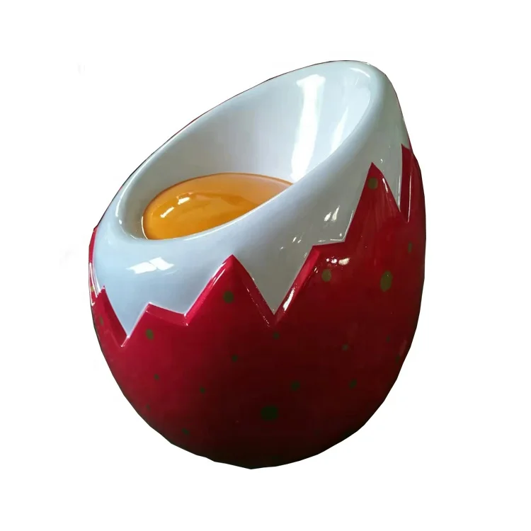 Modern furniture fiberglass egg shaped chairs for coffee stool