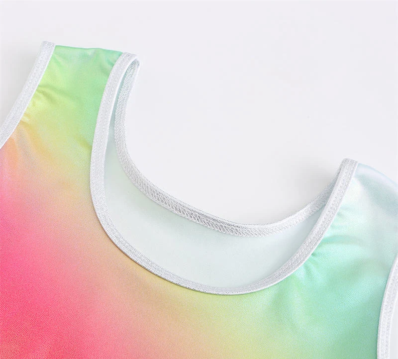 Fashion Unique Design High Quality Cheap Kids Girls Children Tank Training Rhythmic Gymnastics Leotards for sale