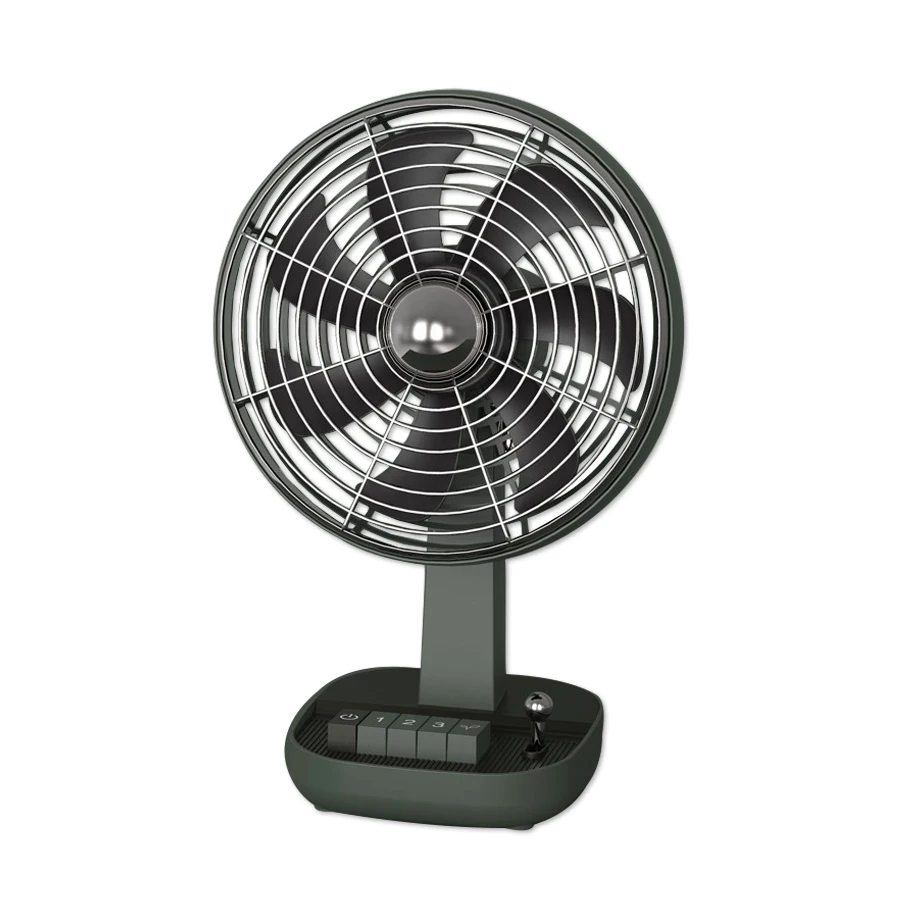 Mini Rechargeable Usb Small Portable Battery Mini Fan Free Rotation Oscillating Laptop Desk Fan